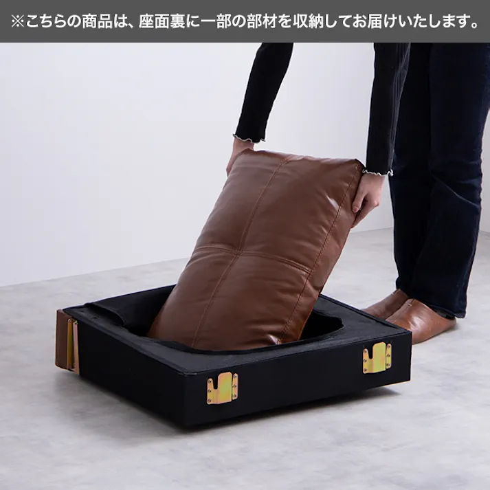 Carlos 一人掛けソファ/色:ブラウン レザー風ソファ リラックス空間 座り心地 色合い 雰囲気 ゆとり 独特 【送料込み】 #iina