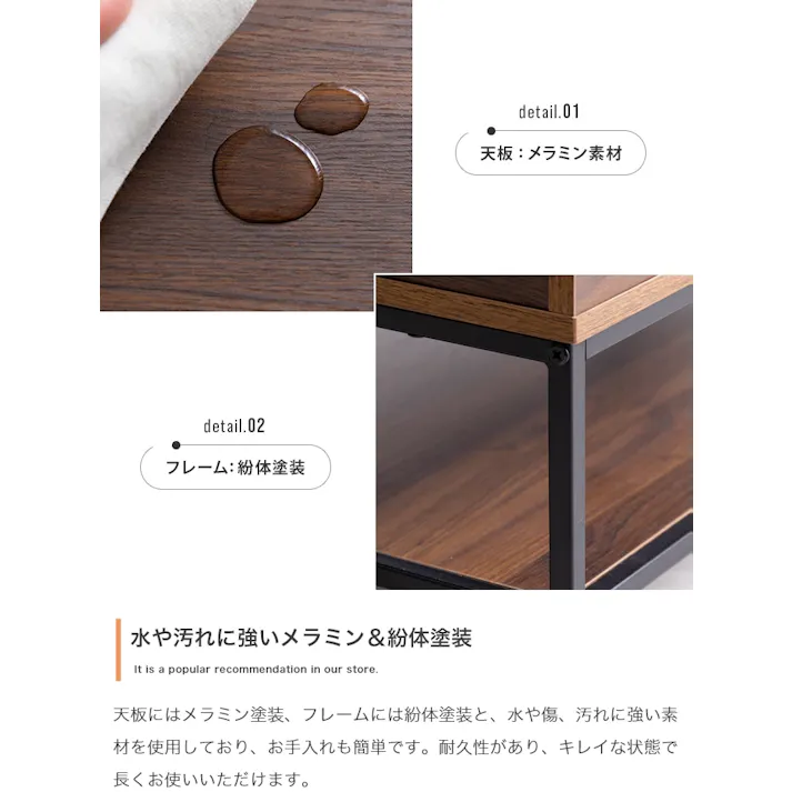 【幅110cm】昇降式センターテーブル/色:マーブルホワイト Fika 机 ワイド天板 デスク 【送料込み】 #iina