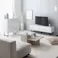 【幅120cm】Anq テレビ台/色:グレー 容量収納 フラットデザイン フラット蝶番仕様 テレビ台 2WAY 脚部 スリム 【送料込み】 #iina