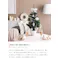 【高さ60cm】Moi クリスマスツリー オーナメントセット/色:グリーン オーナメントセット コンパクトサイズ クリスマスムード クリア素材 トレンド感 ライト 【送料込み】 #iina