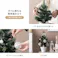 【高さ60cm】Moi クリスマスツリー オーナメントセット/色:グリーン オーナメントセット コンパクトサイズ クリスマスムード クリア素材 トレンド感 ライト 【送料込み】 #iina