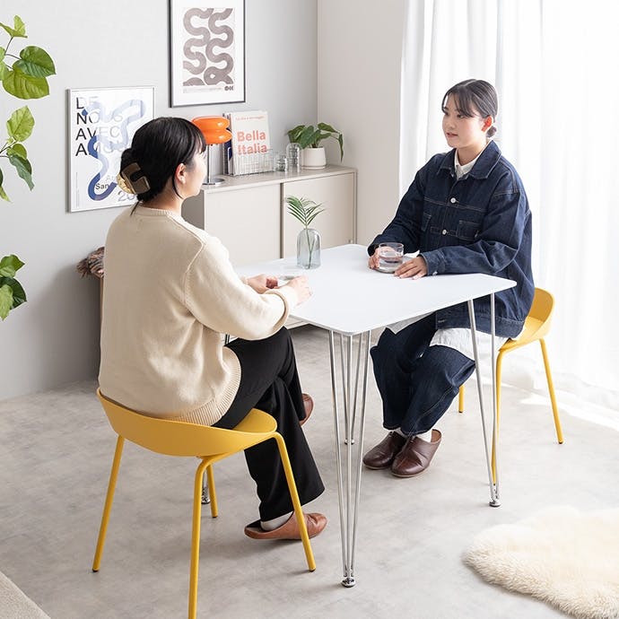 3点セット】Studio 幅75cm ダイニングテーブル+ダイニングチェア2脚