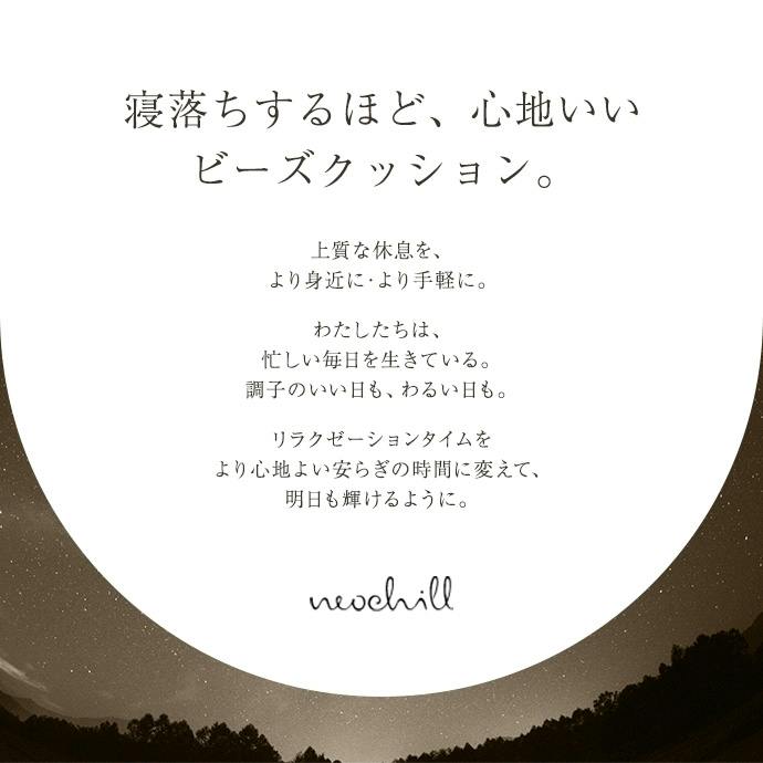 Neochill fuwafuwa ビーズクッション／色：グレー 専用クッション