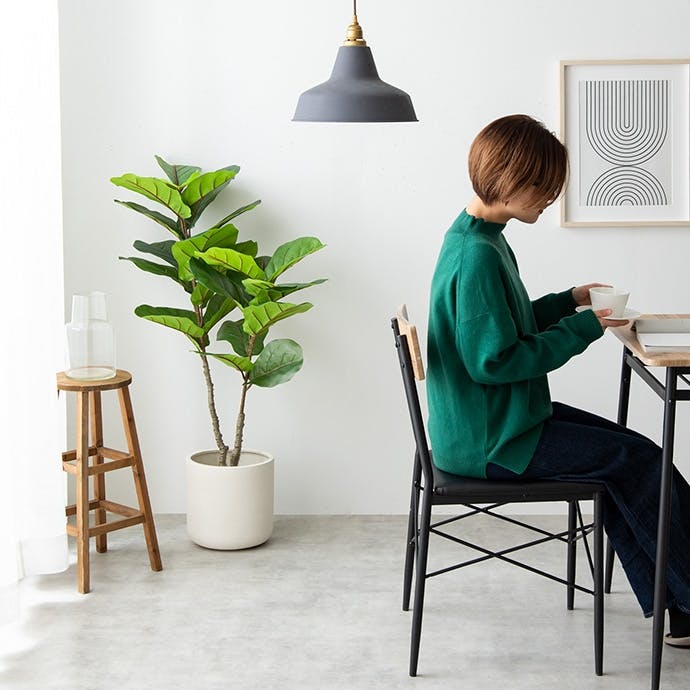 高さ120cm】Nature 光触媒人工観葉植物 パキラ／色：グリーン 【送料
