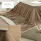 【長方形:190cm×240cm】Jude リバーシブルコーデュロイこたつ布団/色:アイボリー コーディロイ生地こたつ布団 コンパクト&薄掛け フランネル生地 スペース仕様 【送料込み】 #iina