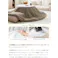 【円形:天板 68cm】こたつ&掛け布団2点セット/色:本体:オーク×布団:ベージュ Kos こたつテーブル こたつ2点セット ナチュラルカラー コンパクトサイズ リバーシブル仕様 フランネル ファー 【送料込み】 #iina