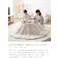 【円形:天板 68cm】こたつ&掛け布団2点セット/色:本体:オーク×布団:アイボリー Kos こたつテーブル こたつ2点セット ナチュラルカラー コンパクトサイズ リバーシブル仕様 フランネル ファー 【送料込み】 #iina