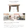 【円形:天板 68cm】こたつ&掛け布団2点セット/色:本体:オーク×布団:アイボリー Kos こたつテーブル こたつ2点セット ナチュラルカラー コンパクトサイズ リバーシブル仕様 フランネル ファー 【送料込み】 #iina