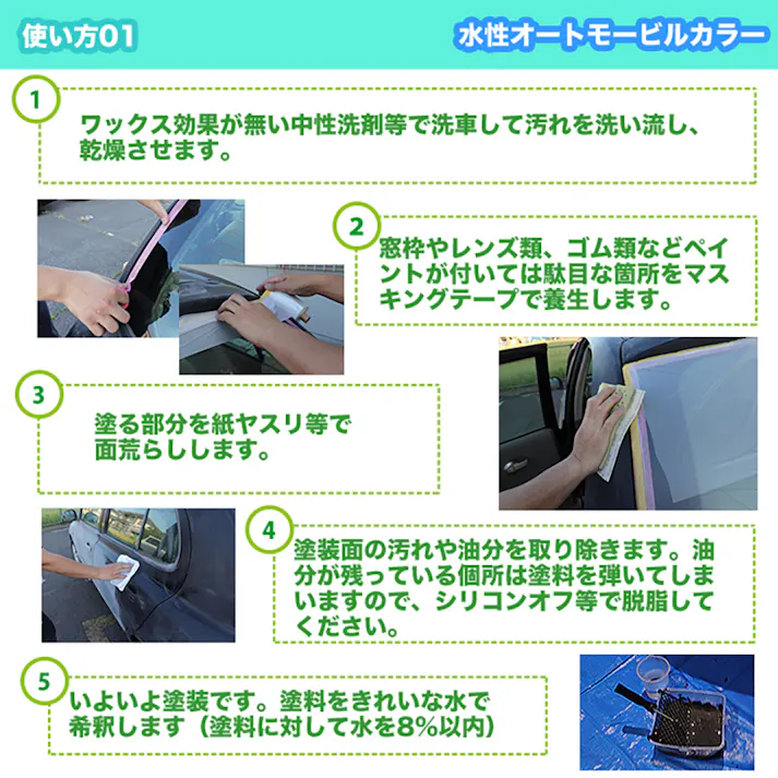 水性オートモービルカラー ディープカラー 1kg