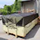 トラックネット 3.6m×7.2m ブラック 10tコンテナ 170g/m2 厚手 アームロール車 コンテナメッシュ コンテナネット 【送料無料】