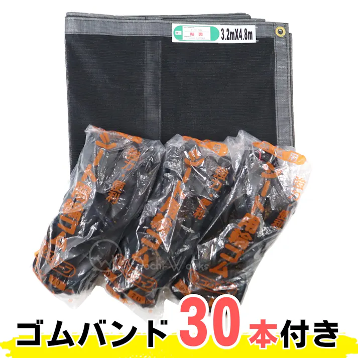 トラックネット 3.2m×4.8m ブラック 4tコンテナ 170g/m2 厚手 アームロール車 コンテナメッシュ コンテナネット 【送料無料】