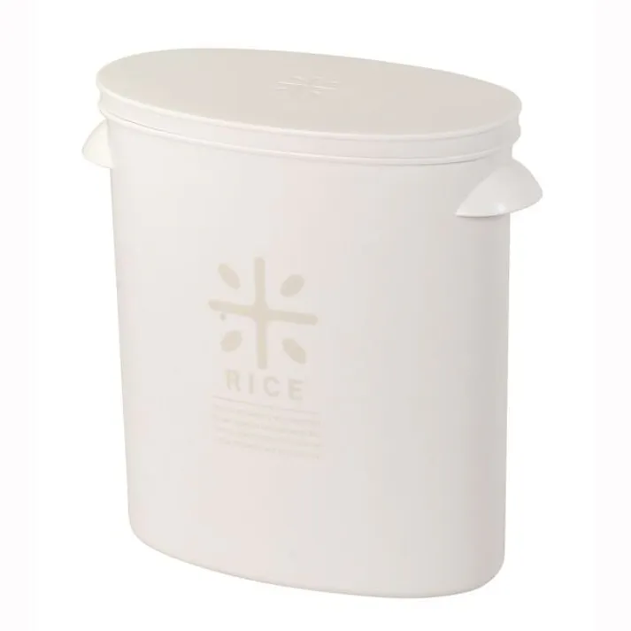 RICE お米袋のままストック5kg用 ホワイト パール金属 【送料込み】