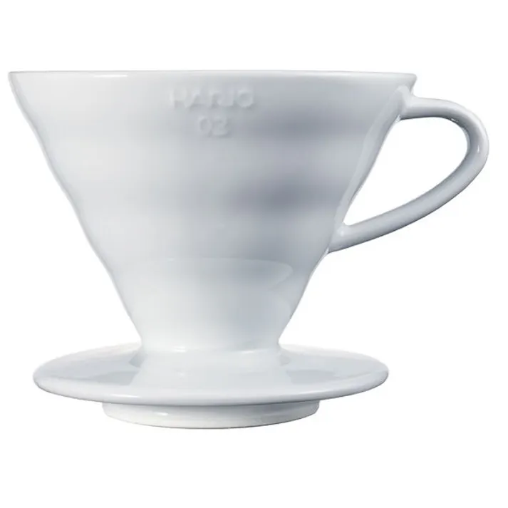 V60透過ドリッパー02セラミック ホワイト HARIO 【送料込み】