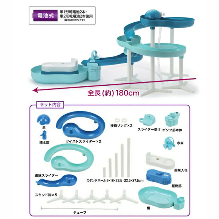 【TS】流麺ツイストスライダーそうめん流し器720 ミントブルー 今季完売 パール金属 【送料込み】