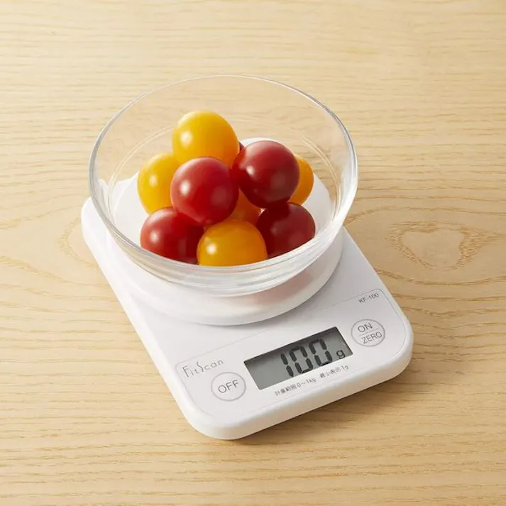 デジタルクッキングスケール1kg ホワイト タニタ 【送料込み】