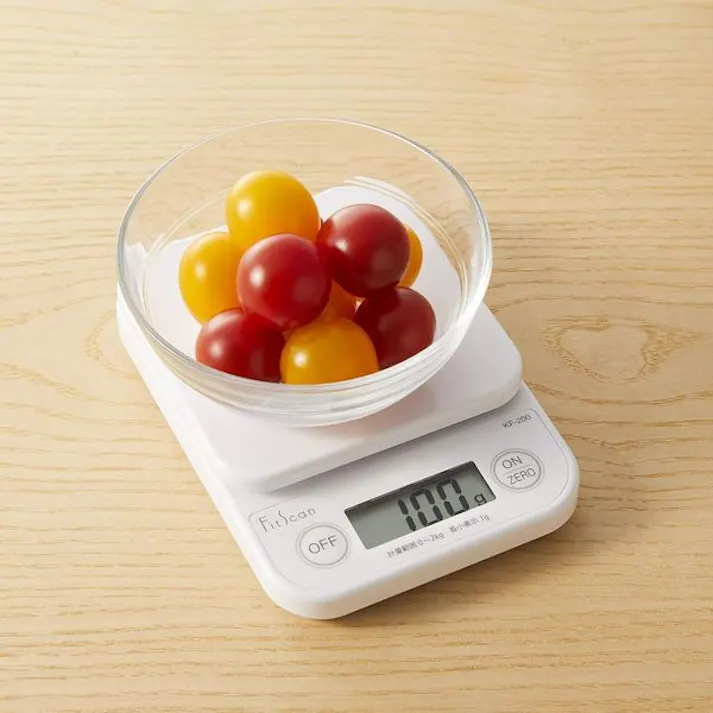 デジタルクッキングスケール2kg ホワイト タニタ 【送料込み】