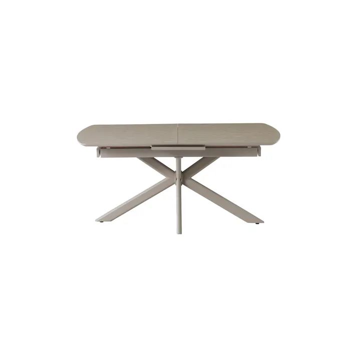 幅160~200cm 伸長ダイニングテーブル 【ナチュラル】カフェテイスト 机 インテリア/ダイニング/家具/机【ルスティコexdt wh/na】 お客様組立て 【送料込み】