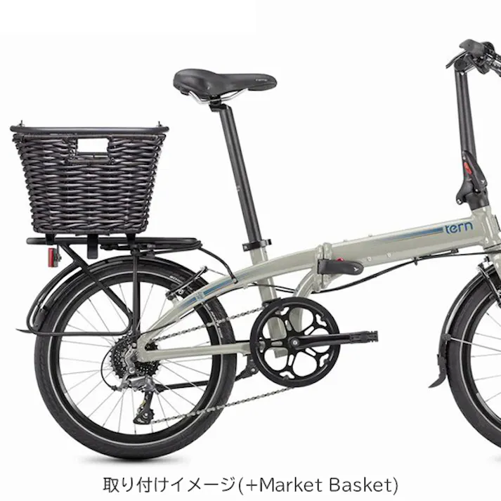TERN(ターン) Loader Rack 2.0(ローダーラック) リアキャリア シンプルラック クリックフィックス対応 20インチバイク用 荷台 ブラック