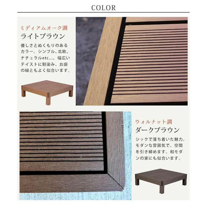 ウッドデッキ 8台 2坪 縁台 踏み台 ウッドテラス ウッドパネル 木目調 人工木 ポリエチレン 腐らない ガーデンデッキ ガーデニング 縁側 テラス 庭先 エクステリア おしゃれ シンプル