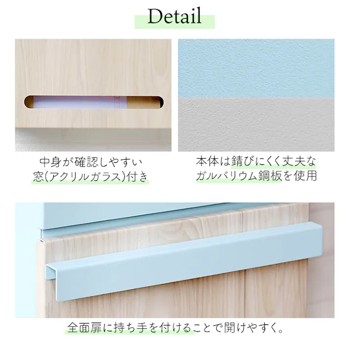 ポスト 壁掛けポスト 郵便ポスト 鍵付き おしゃれ メールボックス 郵便受け 玄関 壁付けポスト 木目調 北欧 A4 角2 長3