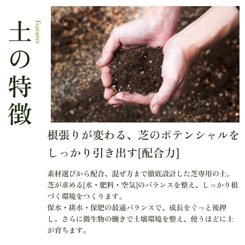 ソラニワ 芝生（ティフトン）専用の土 720L（24袋） 植え付け120平米分