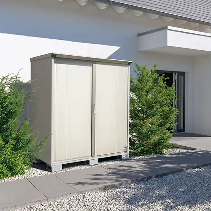 タクボ物置 グランプレステージ ジャンプ GPY-116CT たて置きタイプ 物置 屋外 小型 物置小屋 扉カラー:ルミナスシルバー