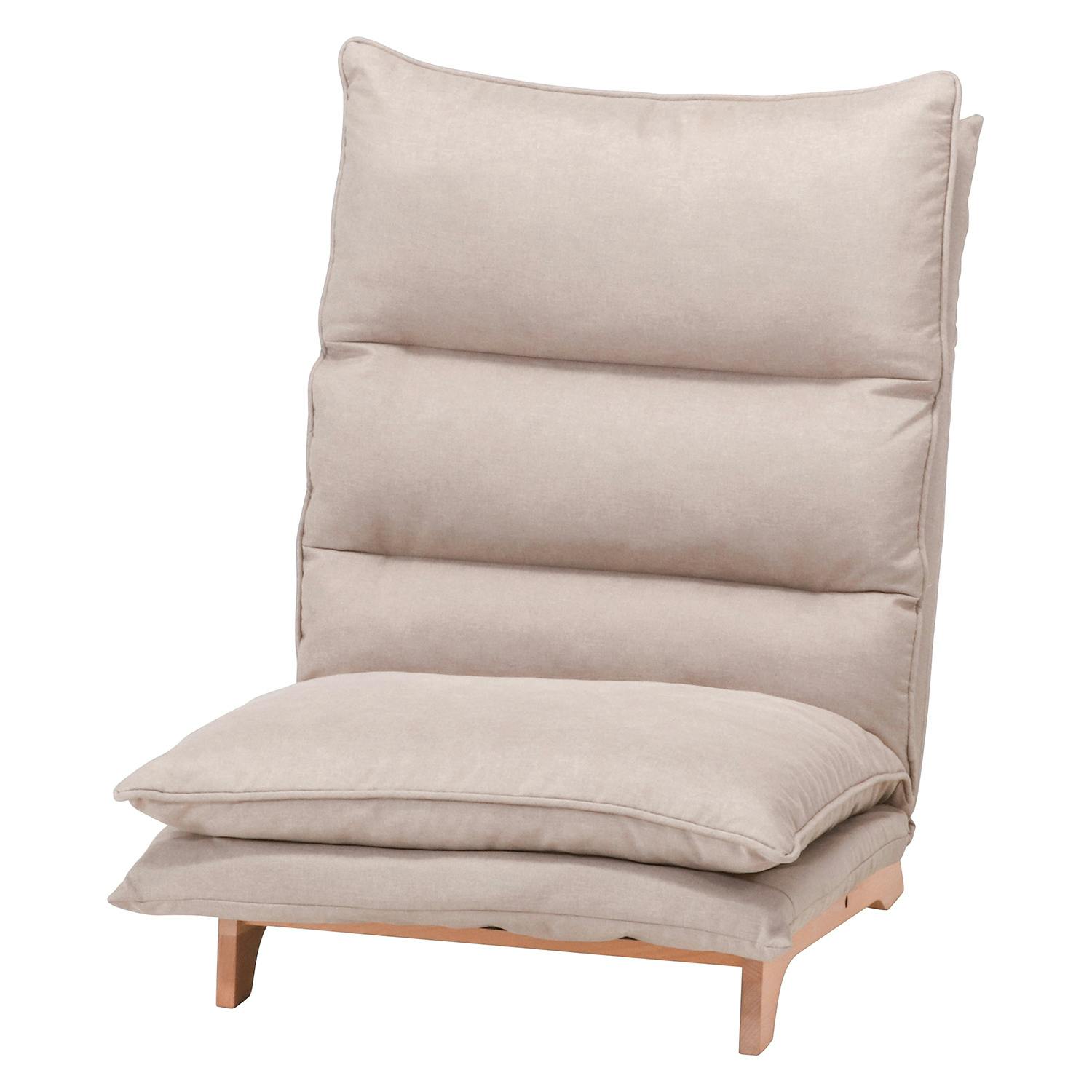 【新品・送料無料】ダブルクッション座椅子　フィット２　１Ｐ　ＢＥ ダブルクッション座椅子 フィット2 1P ベージュ 包み込まれる座り心地