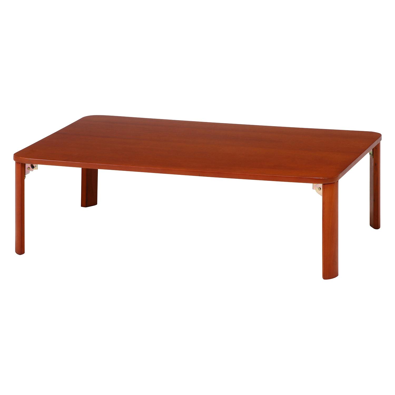 【新品・送料無料】【完成品】ローテーブル 折りたたみ 90×60cm ブラウン ローテーブル 折りたたみ 90×60cm ブラウン すっきりシンプルデザイン