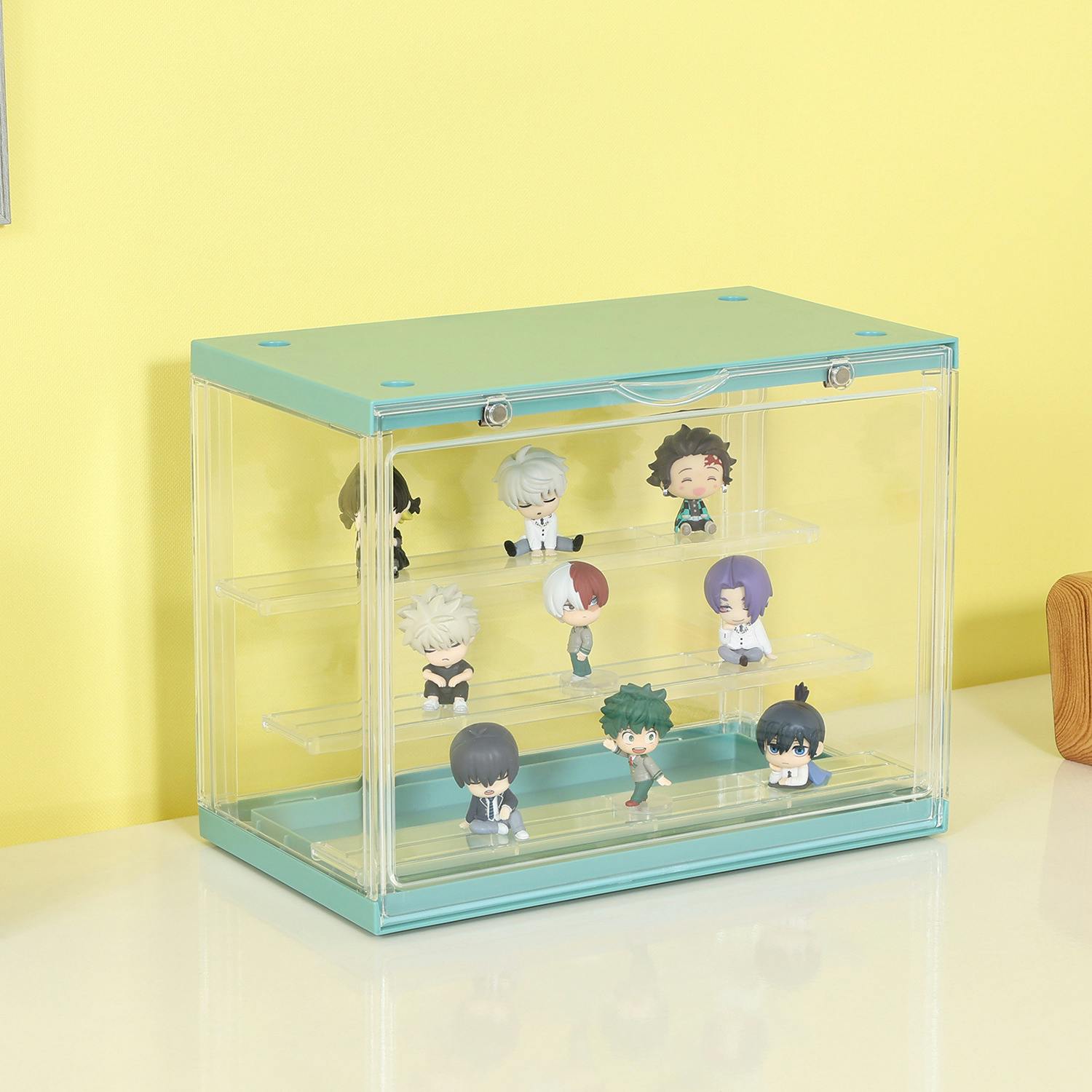 CLANNAD アメコレ　まとめ売り　専用コレクションケース コレクションケース hina グリーン Mint どの角度も美しく見せるひな壇