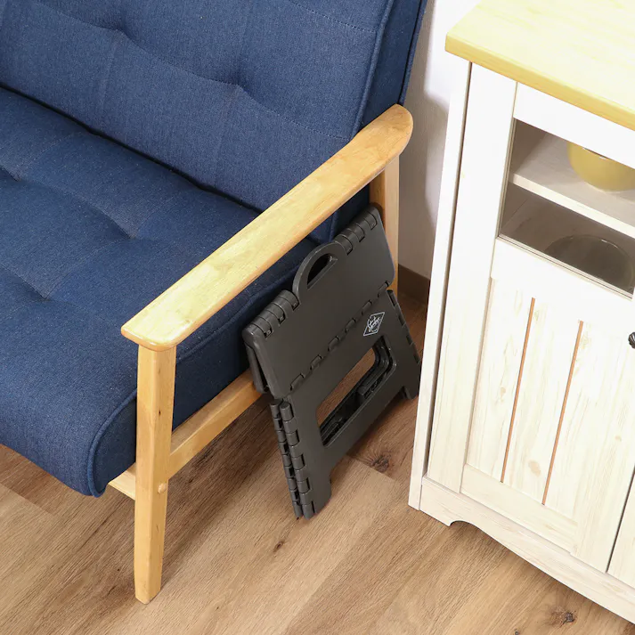 フォールディングステップスツール H22cm カーキ 1台あると便利な万能折りたたみステップスツール 【送料込み】#fjbo