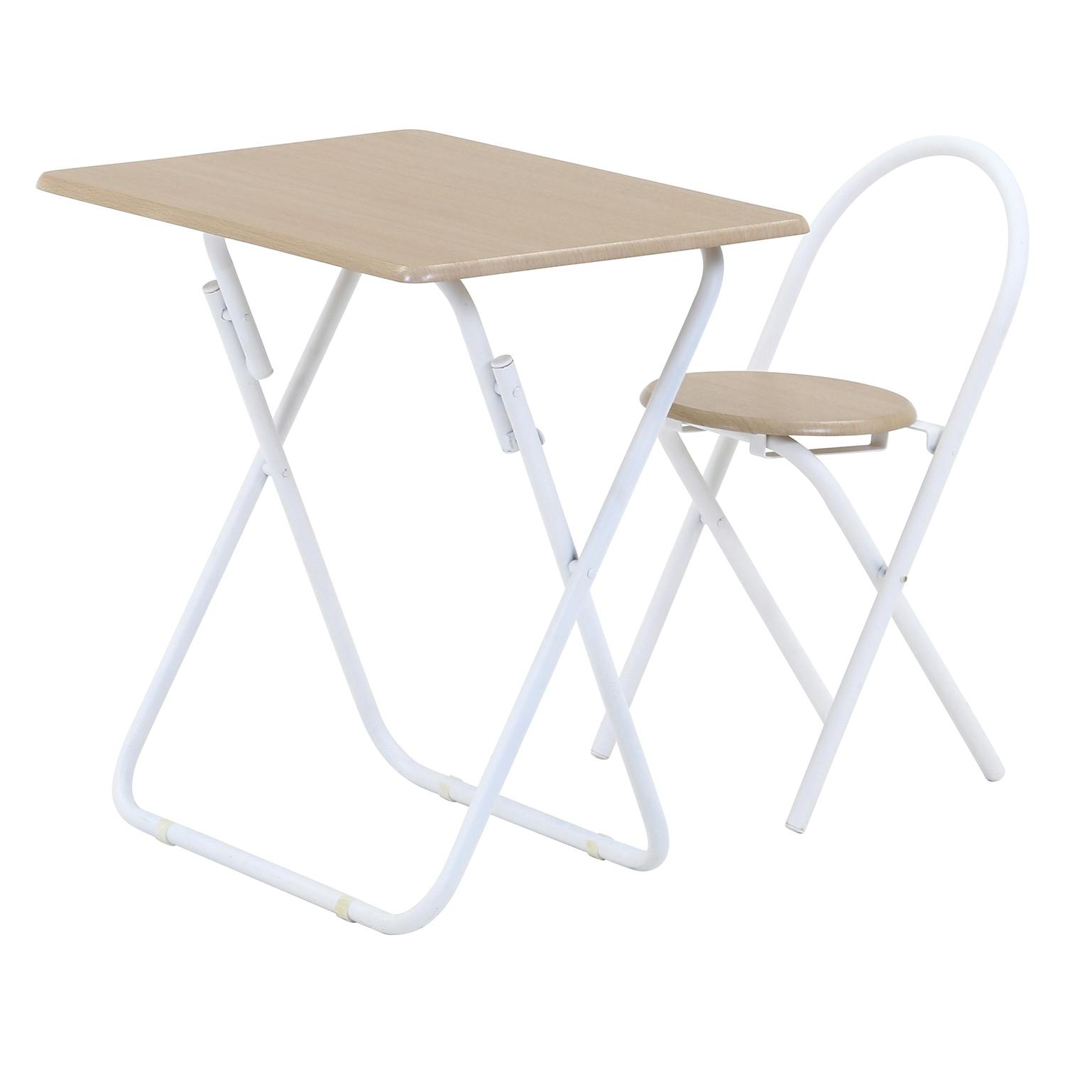 折りたたみテーブルチェアセット WH 使いたいときだけ。折りたたみ