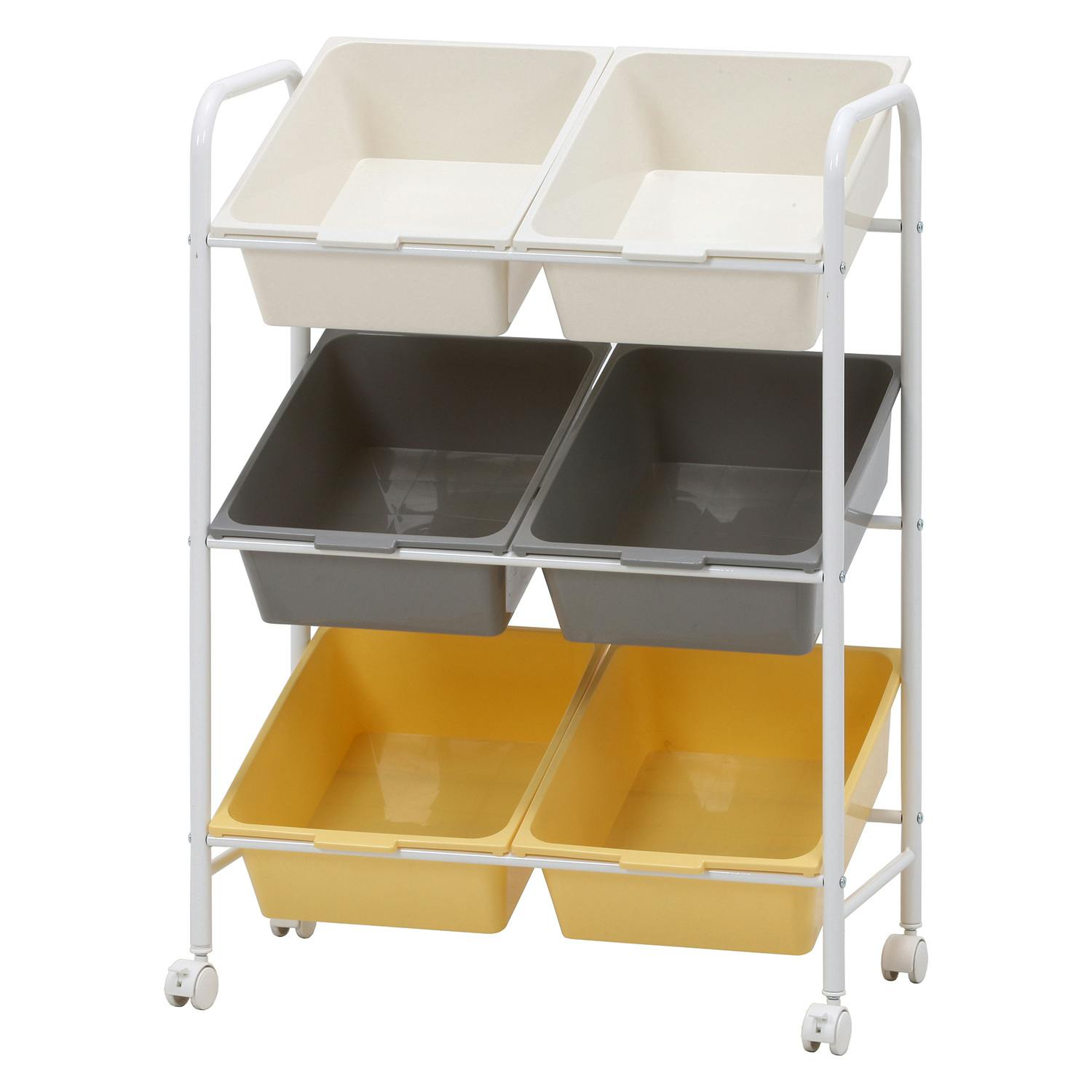 キッズラック color 6マス ひとりで片付けできるもん♪しっかり収納