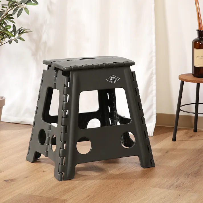 フォールディングステップスツール H39cm カーキ 1台あると便利な万能折りたたみステップスツール 【送料込み】#fjbo
