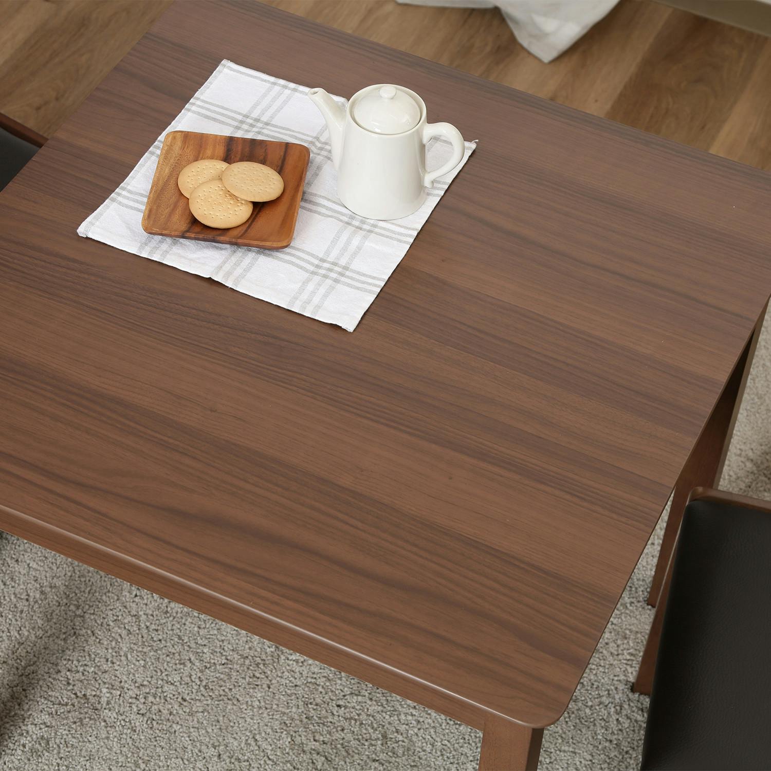 ダイニング モルト75×75テーブル 75×75cm ブラウン ナチュラル