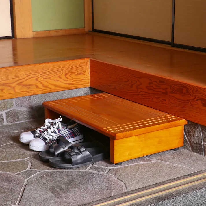 玄関台 幅60cm 玄関の昇り降りの負担軽減する玄関台60cm 【送料込み】#fjbo