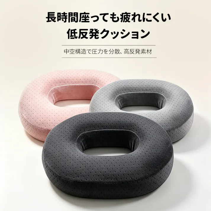高反発 円座クッション ドーナツ型