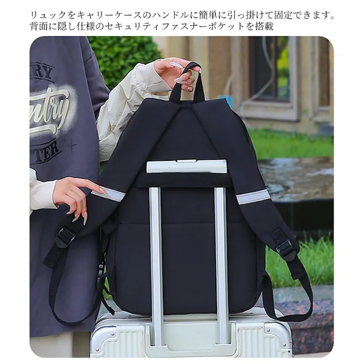 リュック レディース メンズ 女の子 リュックサック 2層構造 14ポケット バックパック 大容量 学生 高校生 男女兼用 防水 おしゃれ 15.6インチPC 盗難防止 遠足 通学 通勤 旅行