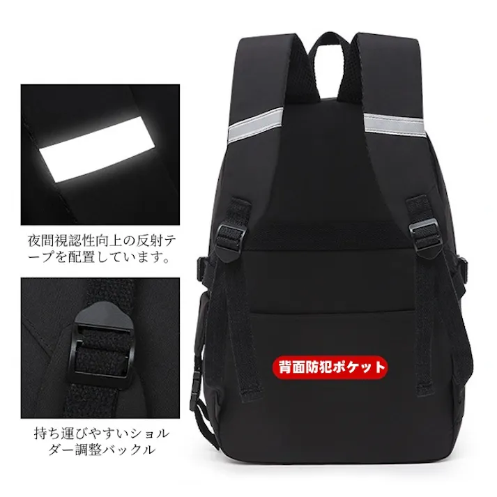 リュック レディース メンズ 女の子 リュックサック 2層構造 14ポケット バックパック 大容量 学生 高校生 男女兼用 防水 おしゃれ 15.6インチPC 盗難防止 遠足 通学 通勤 旅行