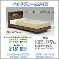 フランスベッド ベッドフレーム PR70-06C 【開梱組み立て設置無料