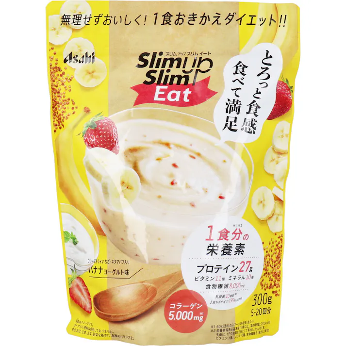 スリムアップスリム イート バナナヨーグルト味 300g × 1点 とろっと食感。食べて満足。 【送料込み】