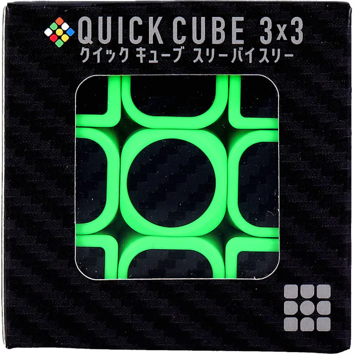 QUICK CUBE 3×3(クイックキューブ スリーバイスリー) 1個入 × 1点 世界記録更新キューブ 初めてでも競技レベルでも楽しめる! 【送料込み】