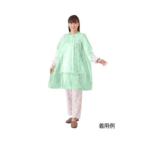 PE食事用エプロン（タイオンタイプ） グリーン FR-839 (1箱(50枚入り