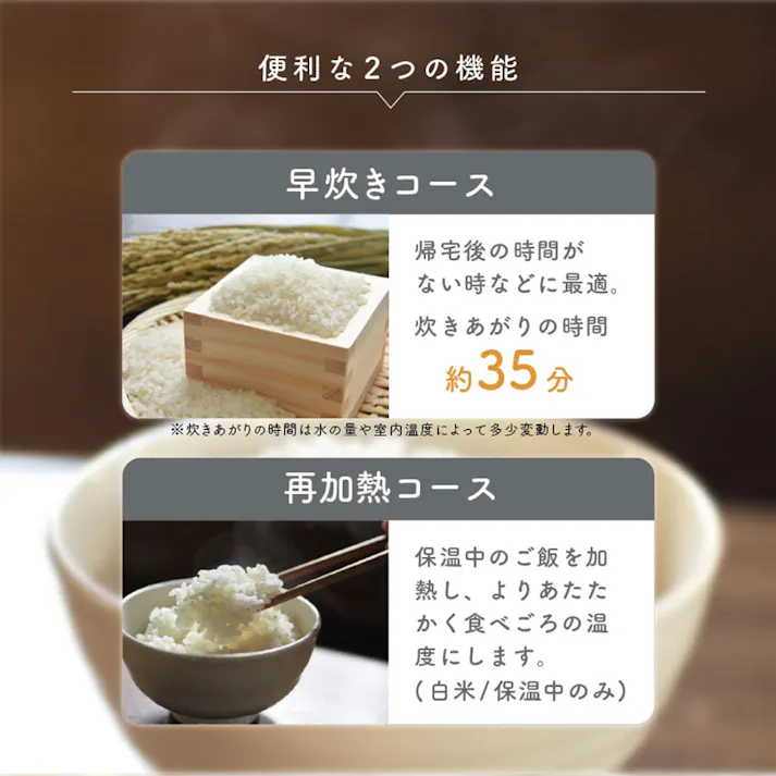 炊飯器 3合炊き マイコン式 炊飯ジャー コンパクト 多機能 早炊き 再加熱 マイコン炊飯ジャー マイコン式炊飯器 炊飯機 小型 一人暮らし スープ お粥 ROOMMATE ルームメイト RM-204H-BK