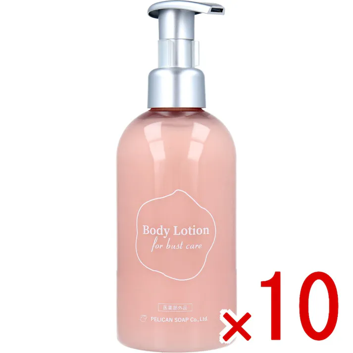 【10点まとめ買い】おっぱい想いの美白ボディローション シュガーローズの香り 250mL × 10点 ぷるんとハリ感アップ! ツヤめくミネラルパウダーin。塗るだけでワントーンアップ。 【送料込み】