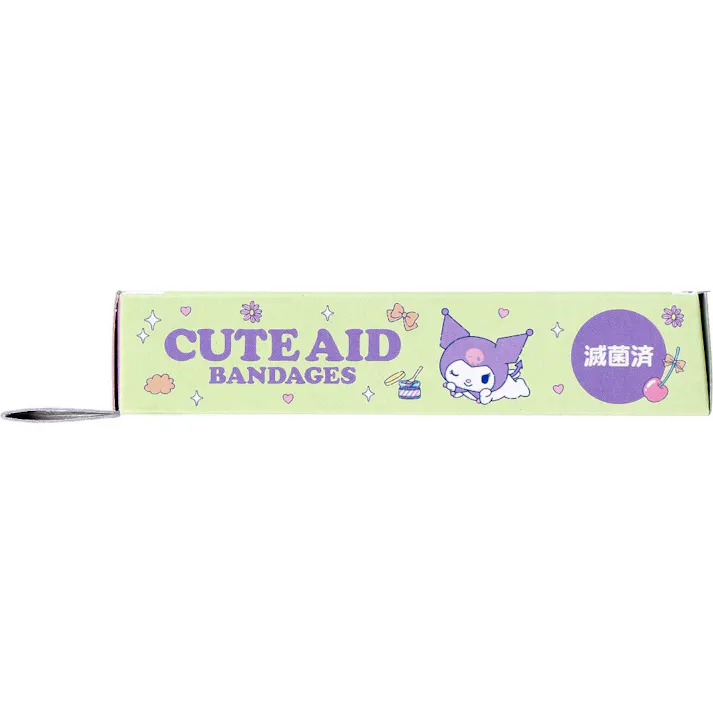 【10点まとめ買い】ワンダフルワールド2 クロミ CUTE AID ばんそうこう 18枚入 × 10点 デザインは6種類。 6柄×3シート。 【送料込み】