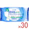 【30点まとめ買い】流せるトイレクリーナー せっけんの香り 30枚入 × 30点 パルプ100% 厚手凸凹シート。 便器、便座、タンク、床・壁などの掃除に。 【送料込み】