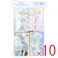 【10点まとめ買い】しろたん×サンリオキャラクターズ 水に流せるポケットティシュ プリント入 16枚(8組)×12個入 × 10点 水に流せるティシュ。 しろたん×はぴだんぶい。 【送料込み】