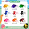 【10点まとめ買い】お絵かきだいぼうけん! かわいい恐竜クレヨン 9色セット × 10点 手が汚れにくい!発色が良い!フィギュアみたいに遊べる! 手が汚れにくく、小さなお子さまでも使いやすいクレヨンです。 【送料込み】