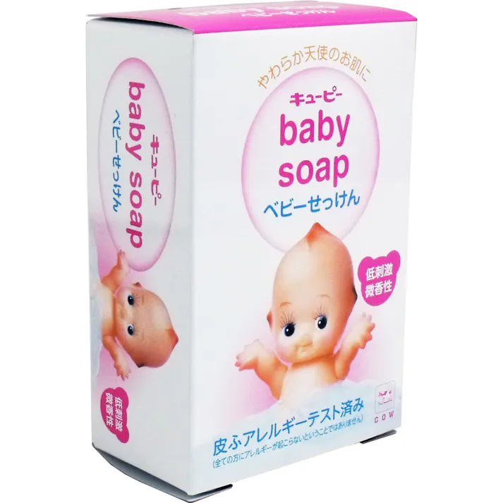 【20点まとめ買い】キューピー ベビーせっけん 90g × 20点 赤ちゃんから大人まで家族で使える♪ やわらか天使のお肌に♪ 【送料込み】