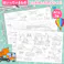 【10点まとめ買い】みんなの大きなぬりえ いろんなのりもの 1セット × 10点 ビッグサイズのぬりえにワクワクがとまらない! よこ81.0cm×たて54.5cm、ほぼ新聞紙の見開きサイズ! 【送料込み】